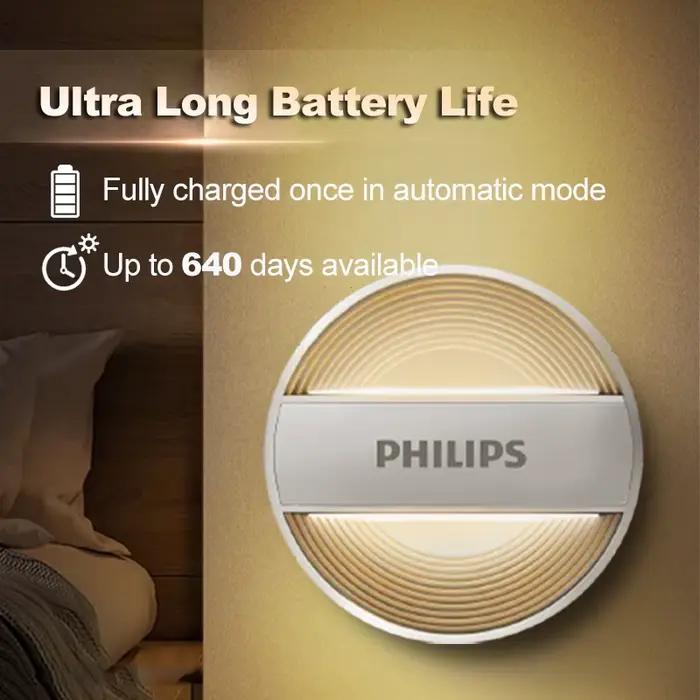 Philips MyLiving veilleuse 66153 DIANAII lumière intelligente capteur de mouvement batterie Rechargeable lampe à LED
