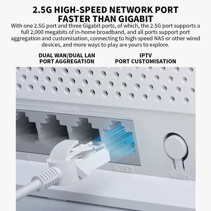 Xiaomi-Routeur BE5000 Wi-Fi 7 2.4/5GHz