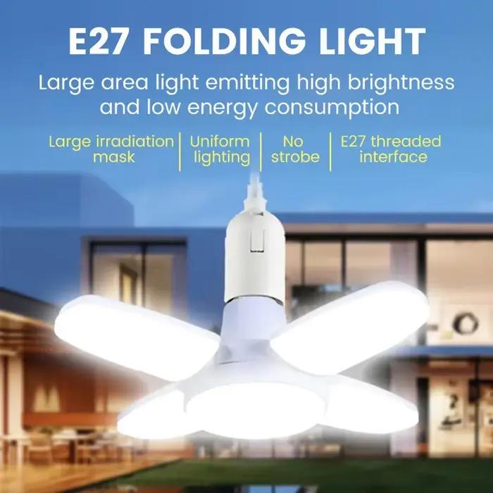 Ampoule LED pliable en forme d'éventail
