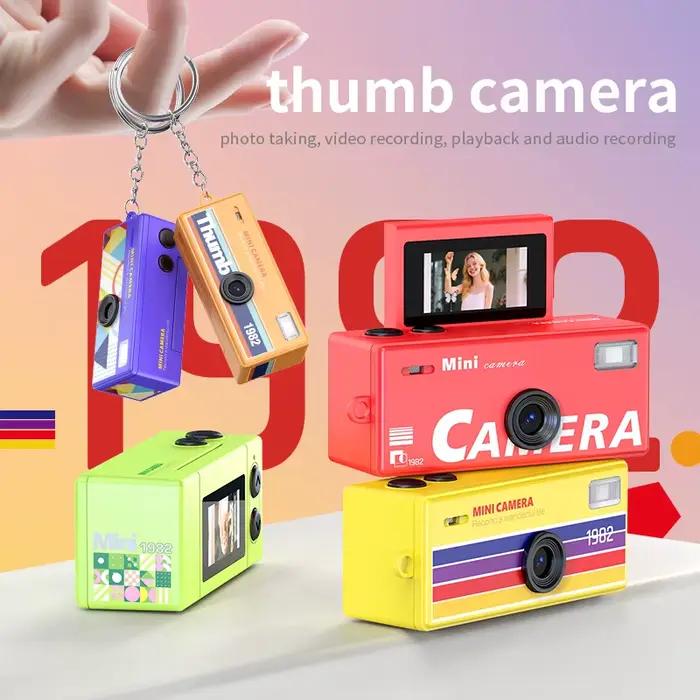 Mini caméra à clipser sur clé USB avec écran rabattable de 0