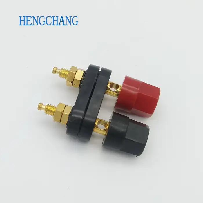 Connecteur banane double sortie 4 mm