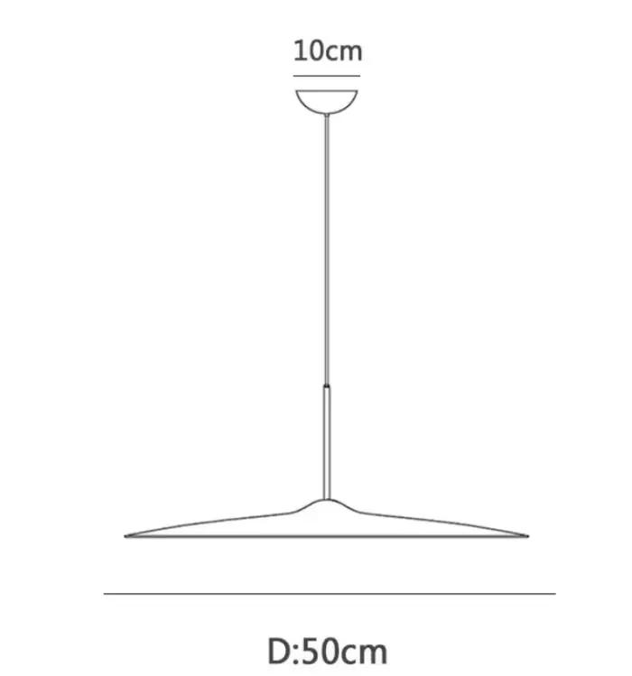 Lampe suspendue minimaliste de style nordique italien