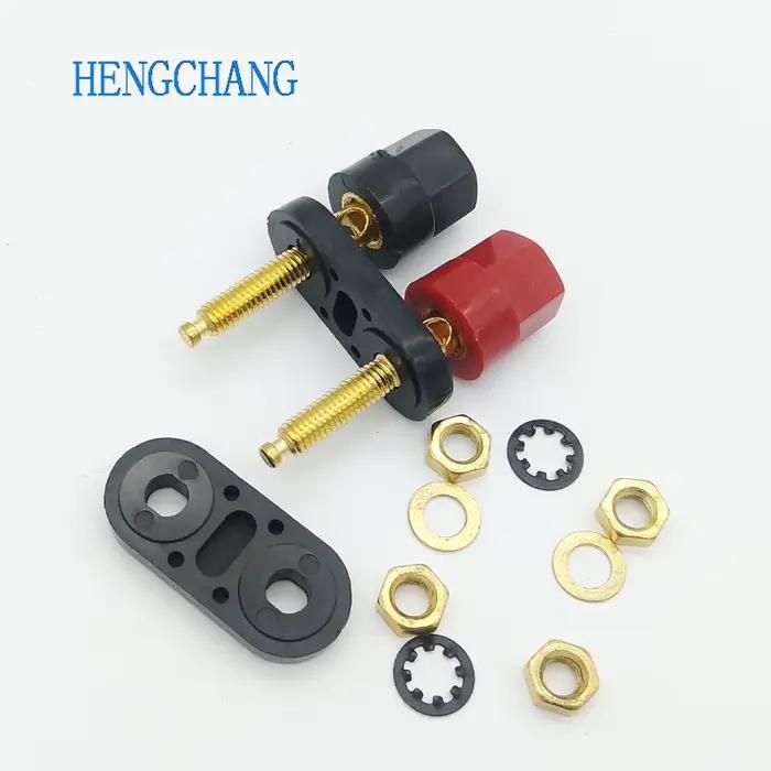 Connecteur banane double sortie 4 mm