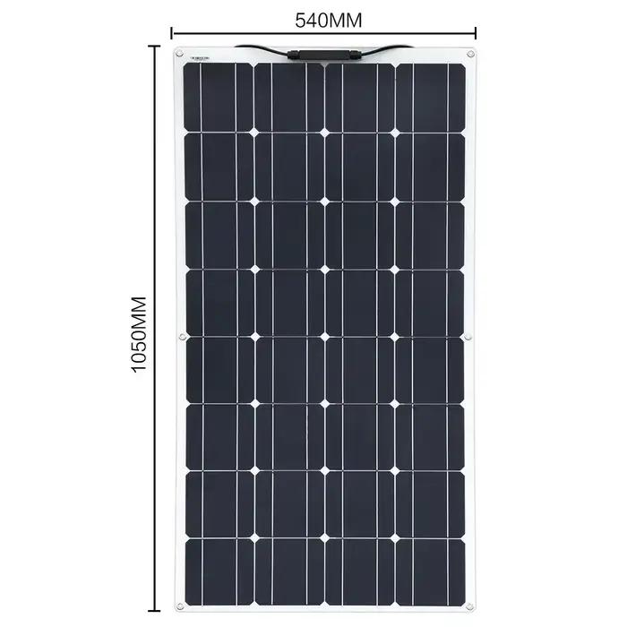 Panneau solaire Mono Flexible 200W 100W