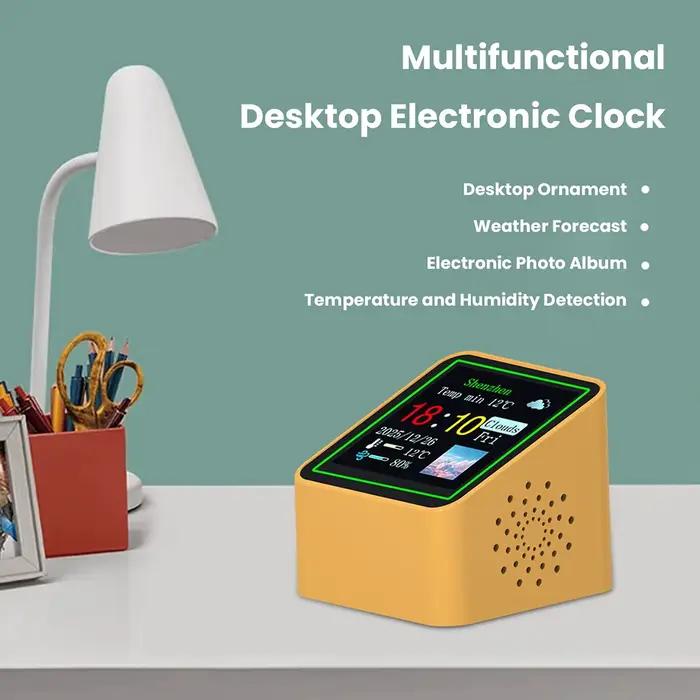 Station météo intelligente WiFi avec horloge