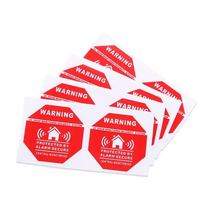 Autocollants de sécurité pour alarme domestique