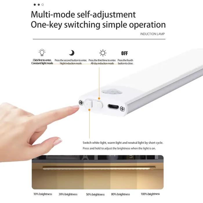 Veilleuse lumière LED sous armoire
