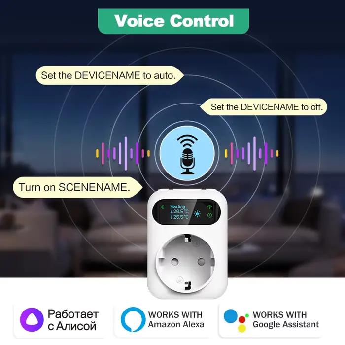 Tuya-Prise intelligente sans fil