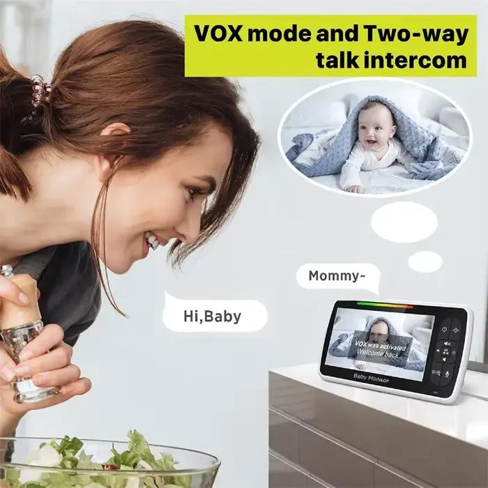 Moniteur bébé avec caméra unique et écran