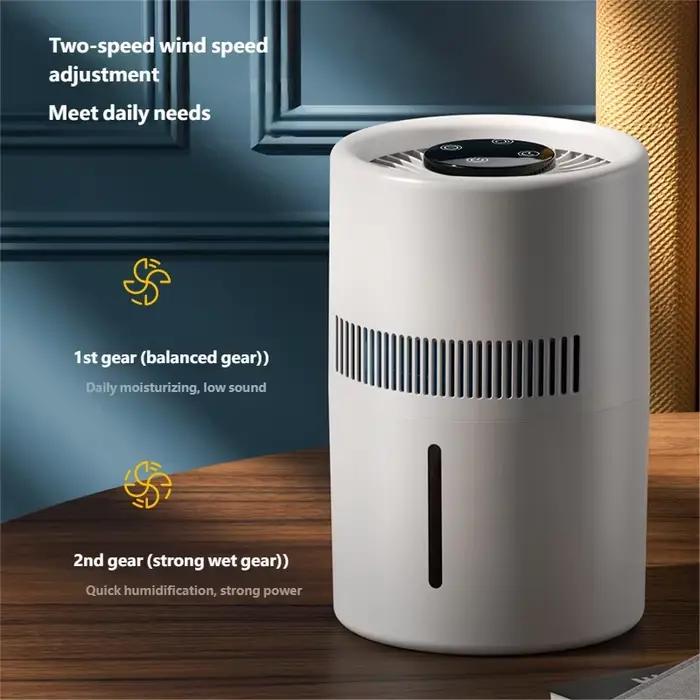HOMEFISH Humidificateur purificateur d'air sans brouillard pour bureau à domicile