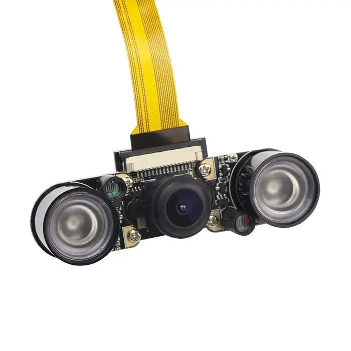 Raspberry Pi 5 caméra de Vision nocturne grand Angle Fisheye 5MP 1080P