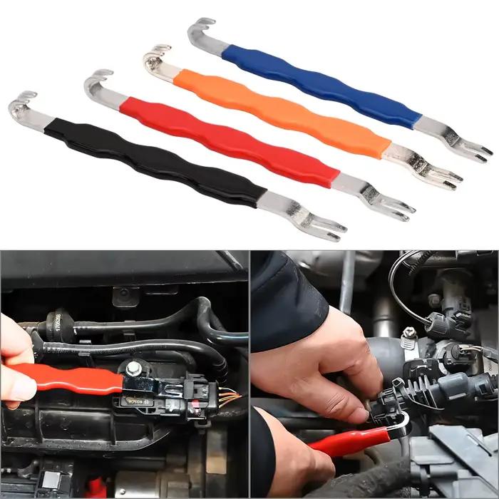 Outil de démontage de séparateur de connecteur de borne électrique pour véhicules multicolores adapté à la plupart des voitures pour réparation automobile facile et sûre