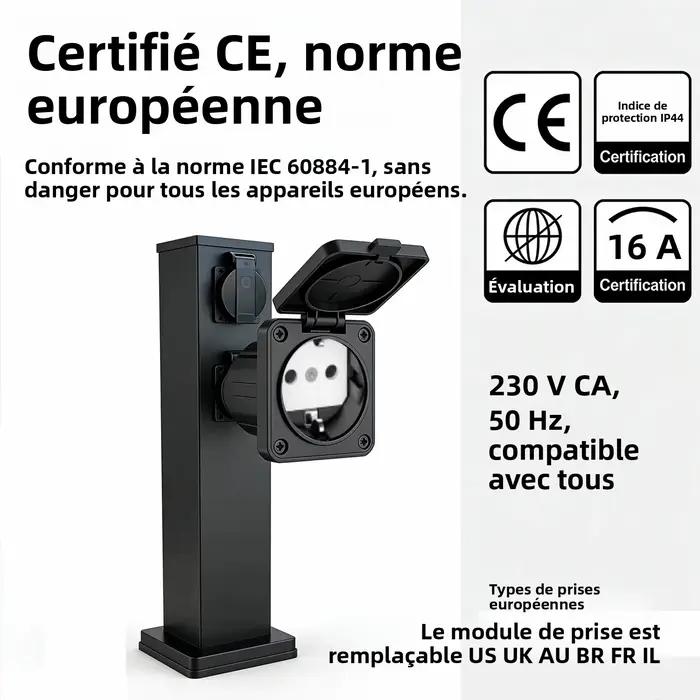 FUNAYA 16A prise extérieure étanche murale