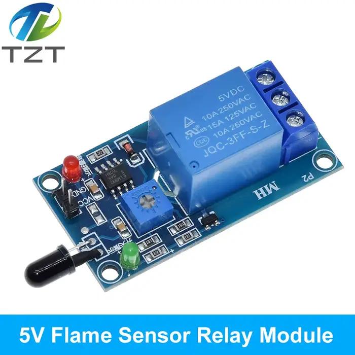 Module de capteur de détection de flamme infrarouge IR 1 canal 5V 12V