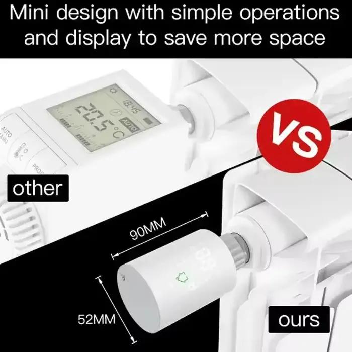 Thermostat Intelligent radiateur Tuya Zigbee Wifi APP connecter