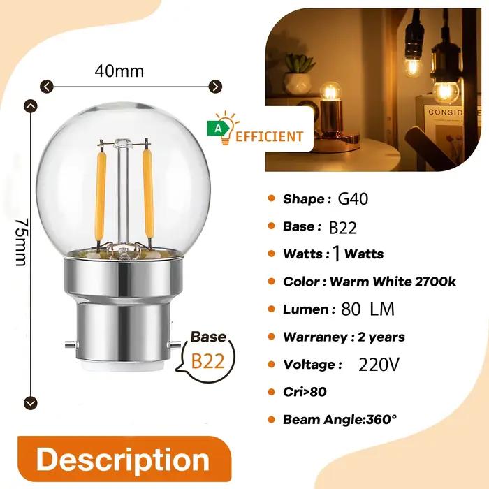 Ampoule Led à Base de baïonnette B22