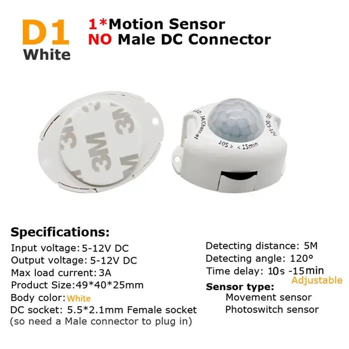 Capteur de mouvement DC 5V 12V