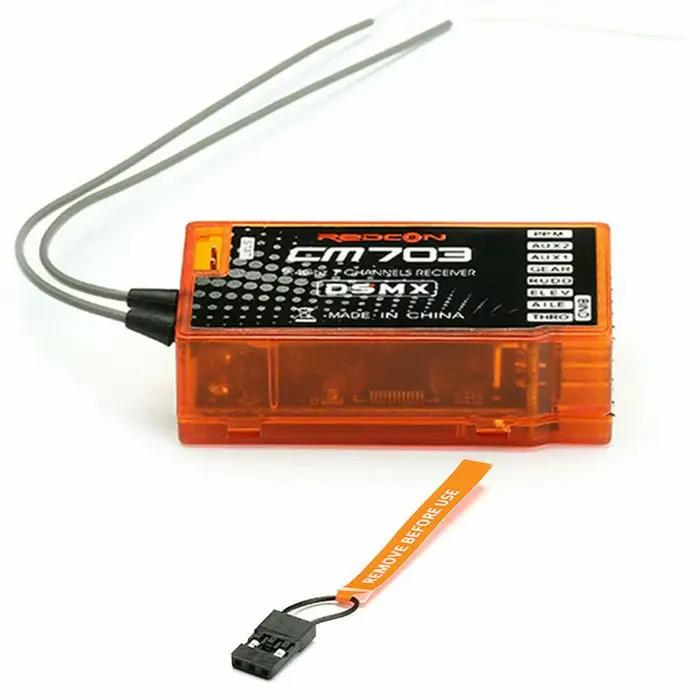 Récepteur de télécommande CM703 2.4G 7 canaux pour voitures et camions RC avec sortie PPM et système de sécurité intégré pour les pilotes passionnés