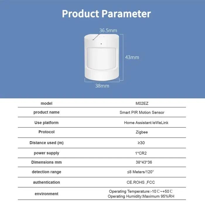 Détecteur de mouvement intelligent PIR LINCUKOO pour la sécurité domestique