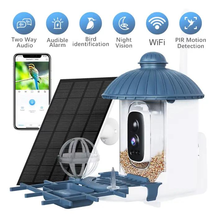 Caméra d'alimentation pour oiseaux HD 4MP