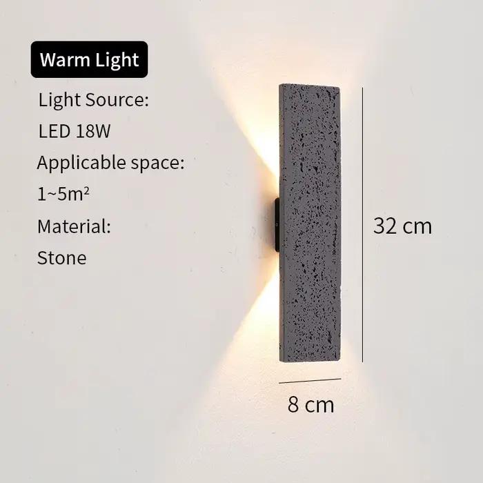 LED extérieur porche appliques murales en aluminium