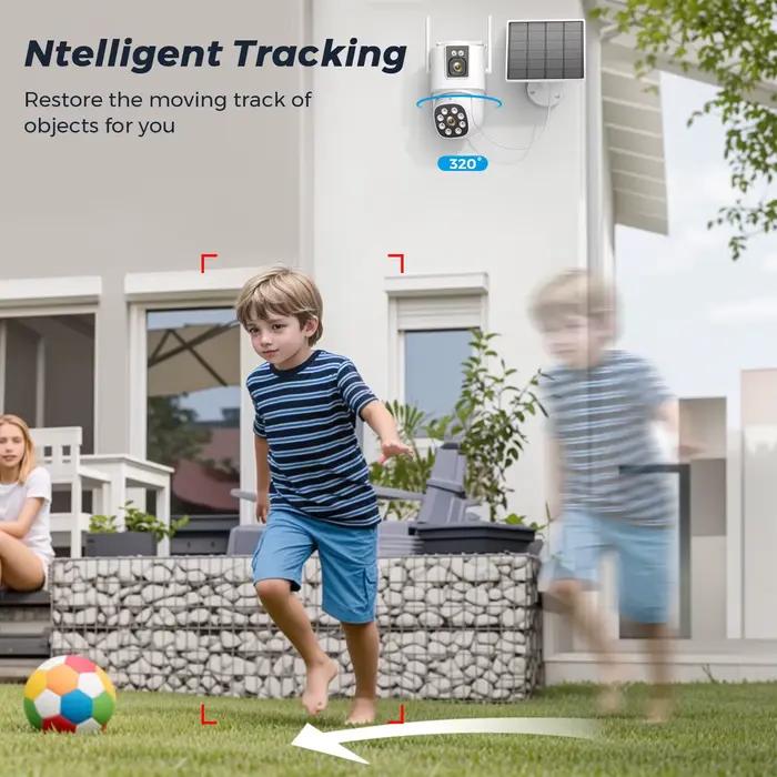 Caméra solaire 4G extérieure Wifi PTZ