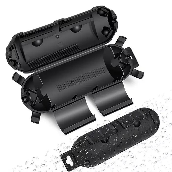 Boîte de connexion électrique étanche avec couvercle de protection pour rallonge extérieure
