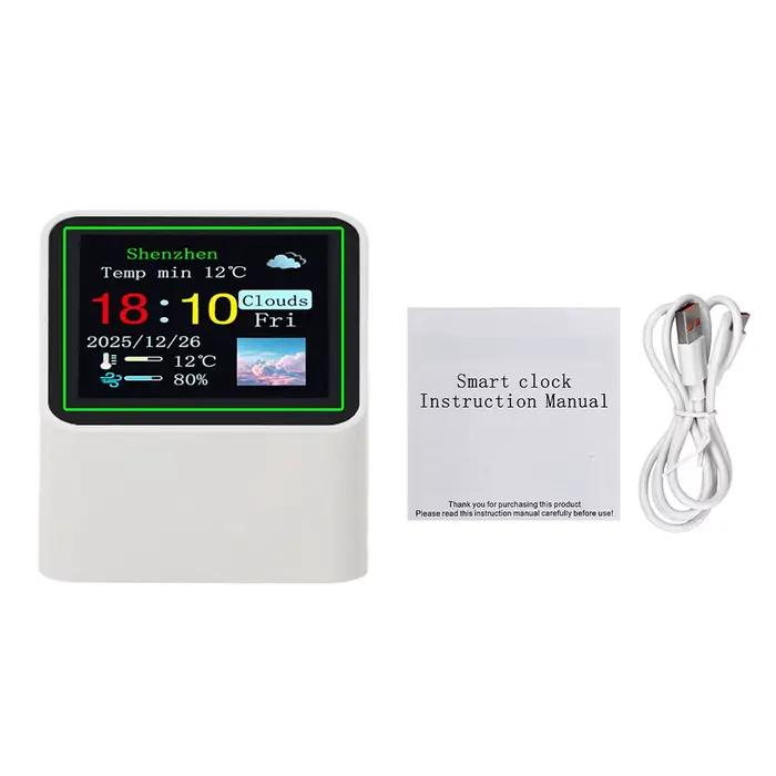 Station météo intelligente WiFi avec horloge