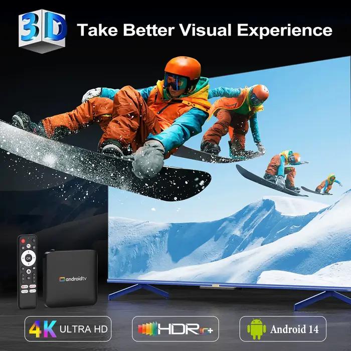 Smart TV Box H96 MAX S905L3 Android 14.0 4K BT Google Voice lecteur multimédia à distance maison