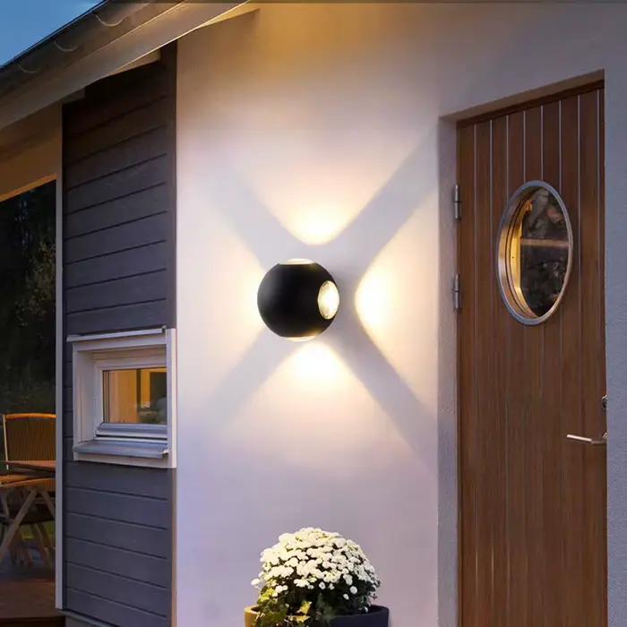 Applique Murale Extérieure Étanche en Aluminium