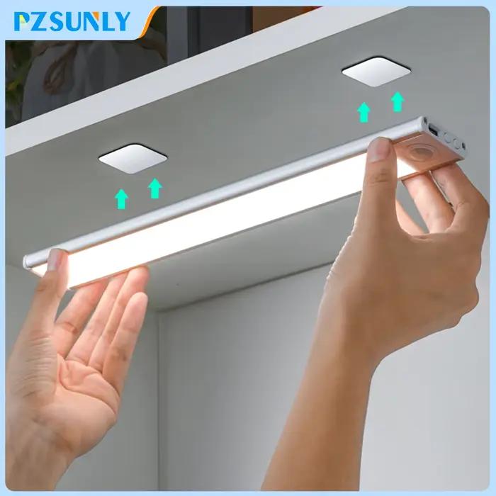 LED capteur de mouvement lumière veilleuse sans fil USB sous armoire