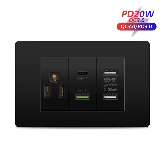 Prise murale intelligente USB type-c 20W