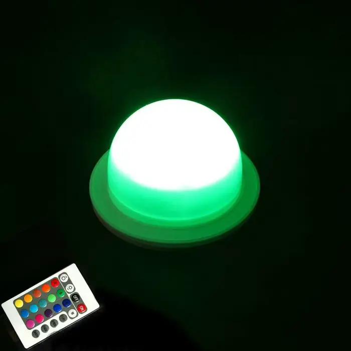 Base lumineuse RGBW à piles