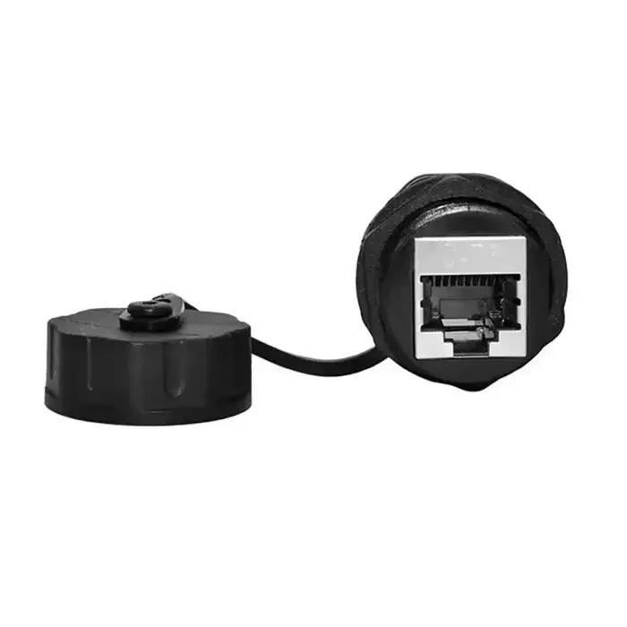 Connecteur RJ45 étanche IP68 avec blindé pour équipement de Communication automatisé
