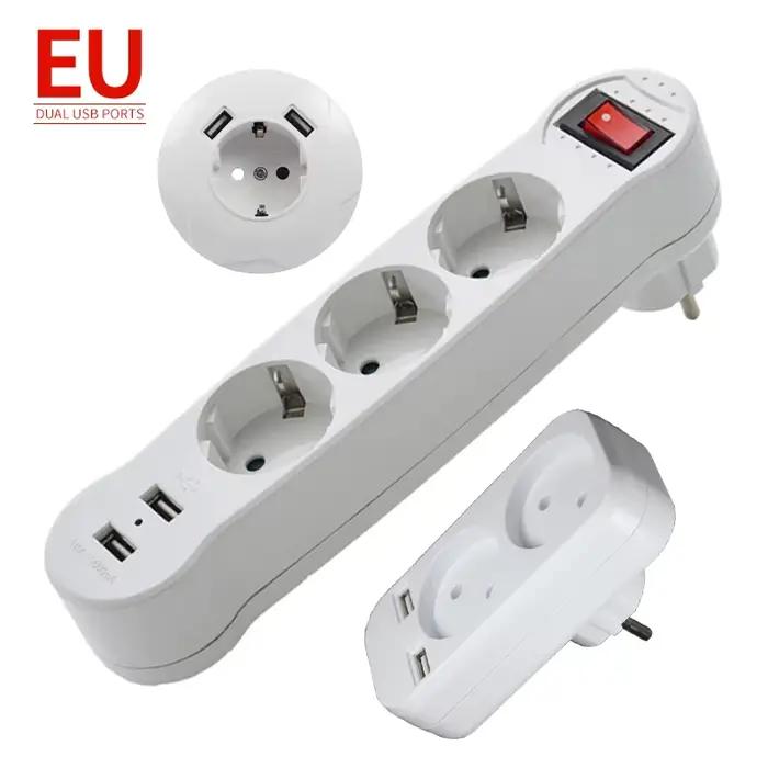 Adaptateur d'extension Standard allemand vers prises électriques ue