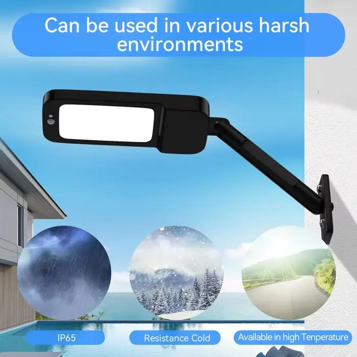 Lampe d'éclairage solaire extérieur avec détecteur de mouvement-lumières LED à énergie