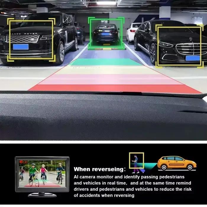 Caméra de recul intelligente ADAS AI avec reconnaissance de suivi