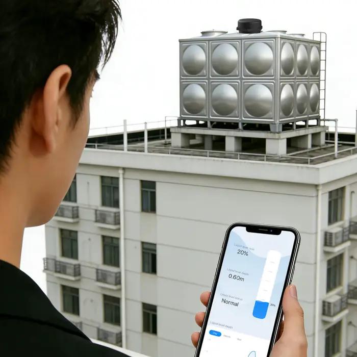 Moniteur de niveau de réservoir à ultrasons WiFi pour usage domestique ULS-03GW