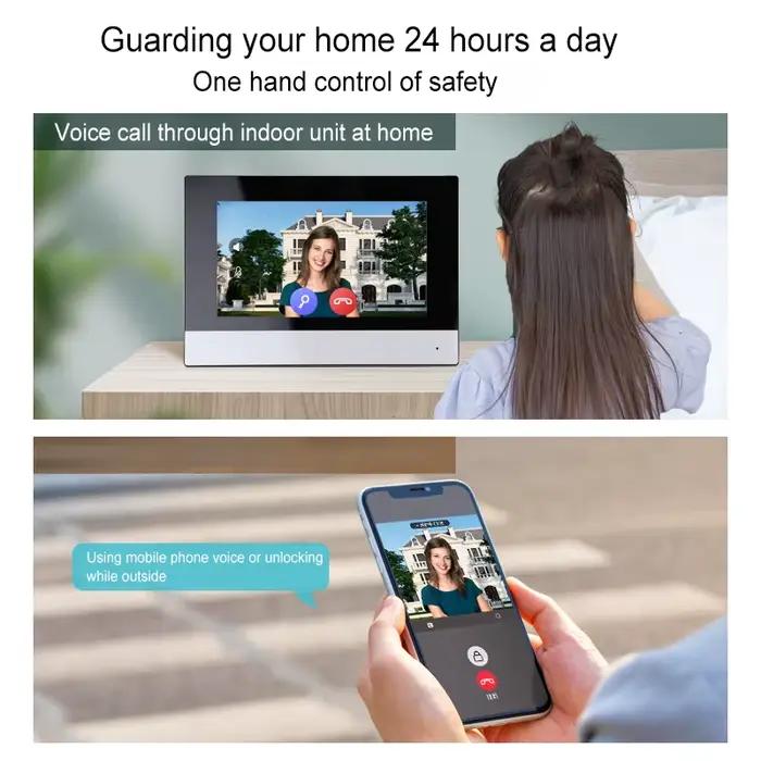 Dahua 2MP HD Interphone Vidéo Sonnette IP Station de Porte Villa Vision Nocturne IR WDR Déverrouillage à Distance DMSS Étanche IP65 VTO2101E-P-S2