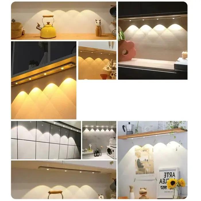 LED armoire veilleuse capteur de mouvement sans fil Ultra mince sous