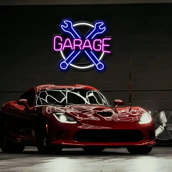 1 enseigne de garage néon