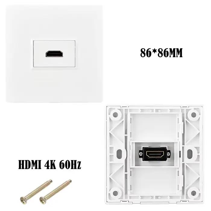 Plaque murale Compatible HDMI 86mm