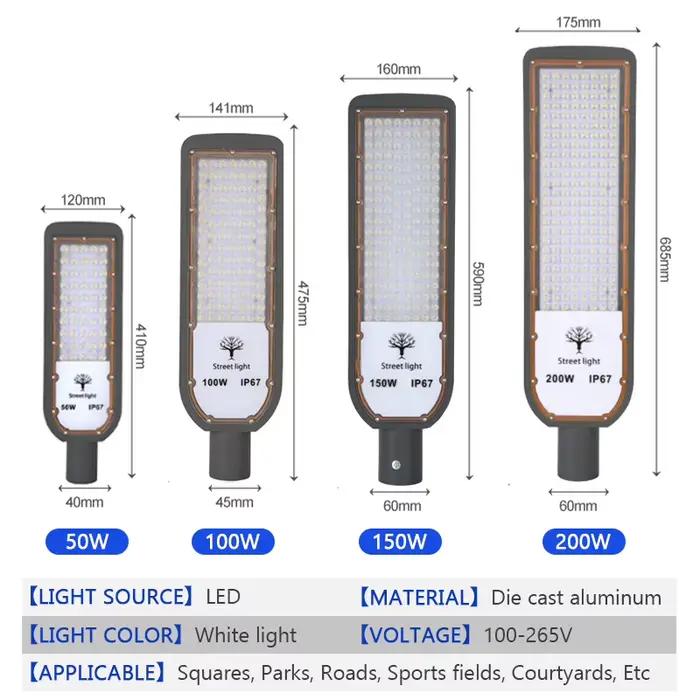 Lampadaire extérieur LED