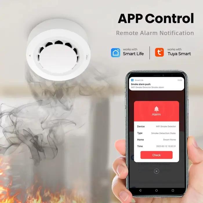 Détecteur de fumée WiFi Tuya