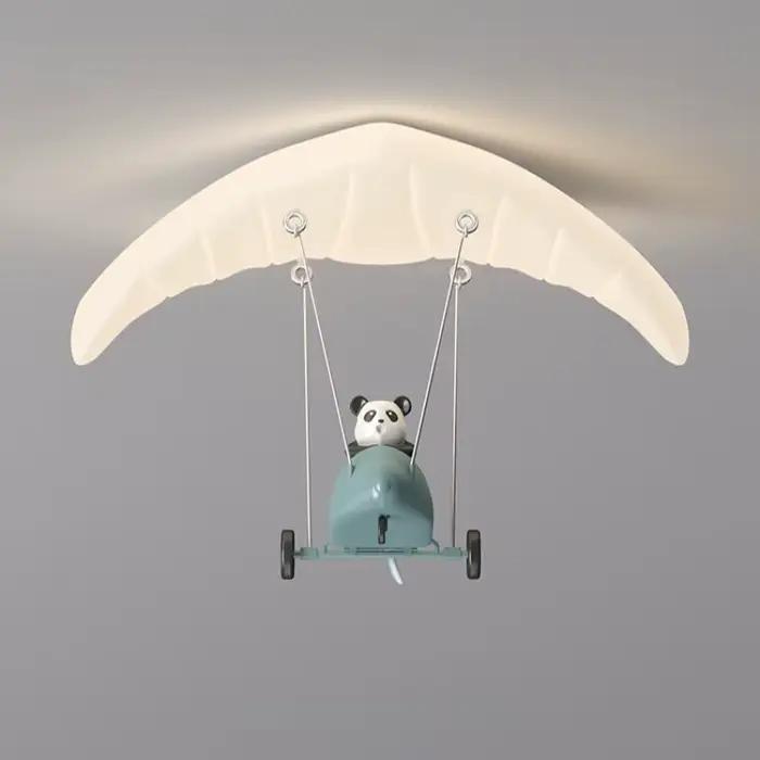 Dessin animé pilote plafonniers pour chambre d'enfants étude