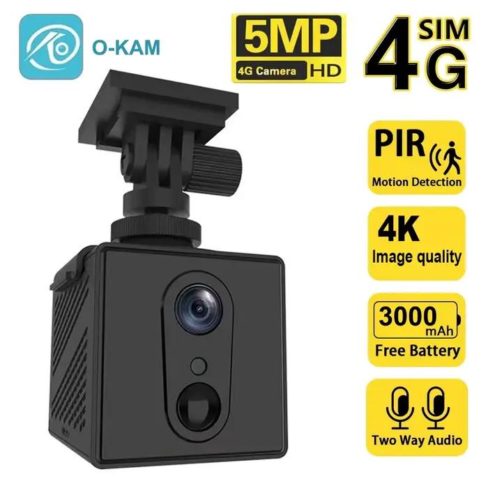 Mini caméra 5MP 4G avec carte SIM