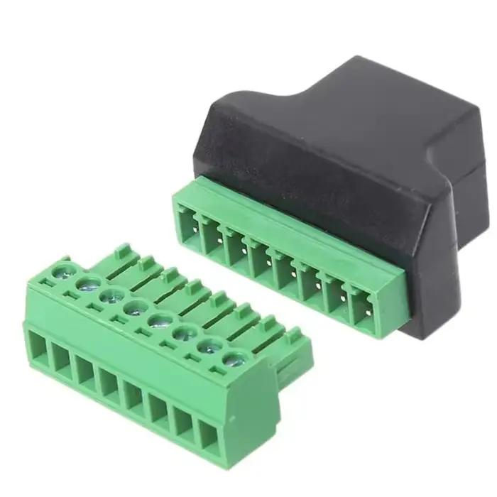 Câble d'extension RJ45 mâle vers borne 8 broches