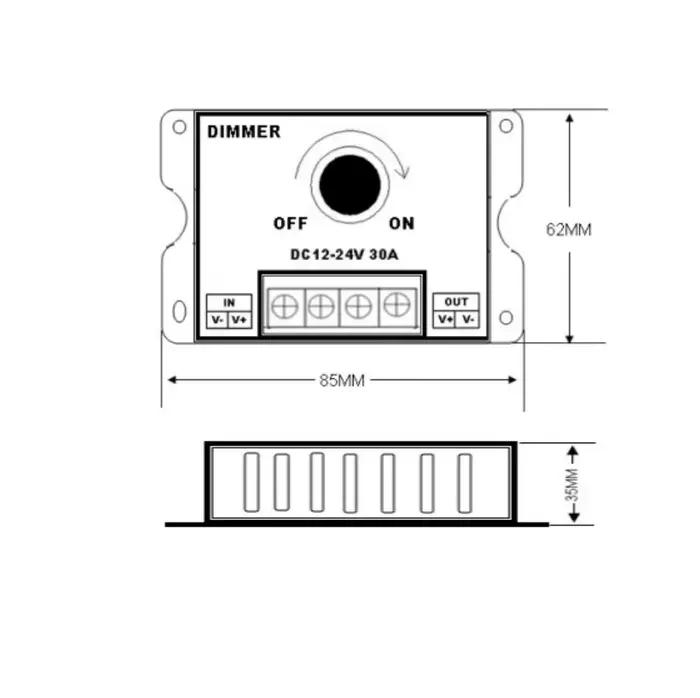 Variateur de bande lumineuse LED