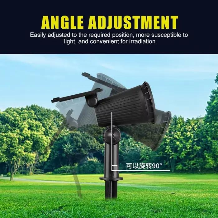 Lumières solaires de paysage 9LED
