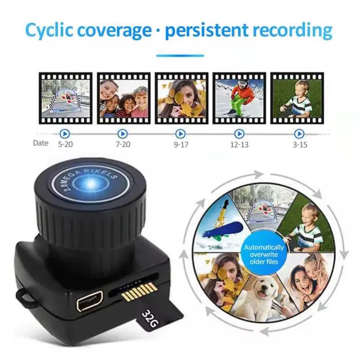 Mini caméra HD, enregistreur vidéo et audio